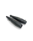 For Royal Enfield GT and Interceptor 650 Silver Stallion Exhaust Silencer Black