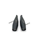 For Royal Enfield GT and Interceptor 650 Silver Stallion Exhaust Silencer Black