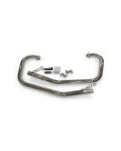 For Royal Enfield GT and Interceptor 650 Silver Stallion Bend Header Pipe Polished