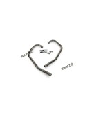 For Royal Enfield GT and Interceptor 650 Silver Stallion Bend Header Pipe Polished