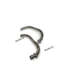 For Royal Enfield GT and Interceptor 650 Silver Stallion Bend Header Pipe Polished
