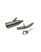 Fit For Royal Enfield Bear 650 AEW Exhaust Silencer Silver With Mid Pipe and Cat