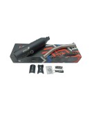Fit For Royal Enfield Bear 650 Stainless Steel Exhaust Silencer Black    