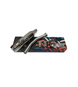 Fit For Royal Enfield Bear 650 Stainless Steel Exhaust Silencer Polished