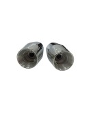 For Royal Enfield GT and Interceptor 650 Silver Stallion Exhaust Silencer LH RH
