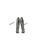 For Royal Enfield GT and Interceptor 650 Silver Stallion Exhaust Silencer LH RH