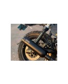 For Royal Enfield Bear 650 Rhino Racing Scramjet Max V2 Black Exhaust Silencer