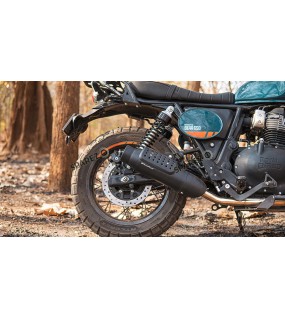 Fit For Royal Enfield Bear 650 Powerage Exhaust Silencer Black