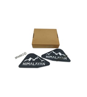 Fit For Royal Enfield New Himalayan 450 Rubber Tank Knee Pad Black and White