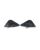Fit For Royal Enfield New Himalayan 450 Rubber Tank Knee Pad Black and White