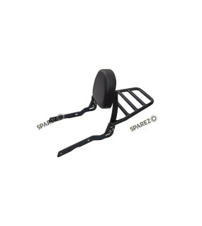 Fit For Royal Enfield Classic 650 Rear Luggage Rack With Backrest Black