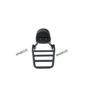 Fit For Royal Enfield Classic 650 Rear Luggage Rack With Backrest Black