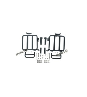 For Royal Enfield Classic 650 Genuine Leather Pannier Saddle Bags and Mounting with Seats