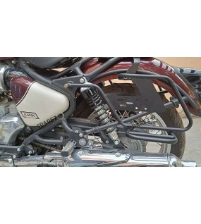 Fit For Royal Enfield Classic 650 Black Color Bags With Saddle Stay Mounting