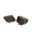 Fit For Royal Enfield Classic 650 Brown Color Bags With Saddle Stay Mounting