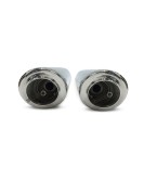 For Royal Enfield Classic 650 Silver Stallion Exhaust Silencer Pair Polished