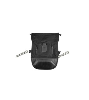 For Royal Enfield Classic 650 Genuine Leather Pannier Black Bags With Mounting