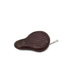 For Royal Enfield Classic 650 Genuine Leather Front Rider Seat Antique Brown