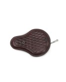 For Royal Enfield Classic 650 Genuine Leather Front Rider Seat Antique Brown