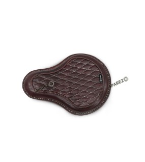 For Royal Enfield Classic 650 Genuine Leather Front Rider Seat Antique Brown