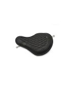 For Royal Enfield Classic 650 Genuine Leather Front Rider Seat Black Color