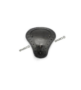 For Royal Enfield Classic 650 Genuine Leather Front Rider Seat Black Color
