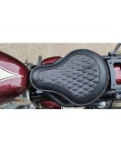 For Royal Enfield Classic 650 Genuine Leather Front Rider Seat Black Color