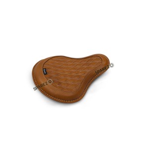 For Royal Enfield Classic 650 Genuine Leather Front Rider Seat Tan Color