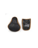 For Royal Enfield Classic 650 Genuine Leather Front and Rear Seat Tan Color