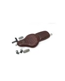 For Royal Enfield Classic 650 Genuine Leather Front and Rear Seat Antique Brown