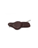 For Royal Enfield Classic 650 Genuine Leather Front and Rear Seat Antique Brown