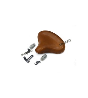 For Royal Enfield Classic 650 Front Rider American Type Solo Seat Tan Color
