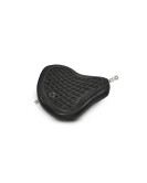 For Royal Enfield Classic 650 Genuine Leather Front Rider Seat Black 