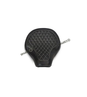 For Royal Enfield Classic 650 Genuine Leather Front Rider Seat Black 
