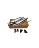 For Royal Enfield Classic 650 SS AEW TE 204 Exhaust Silencer Pair Polish