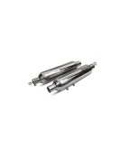 For Royal Enfield Classic 650 SS AEW TE 204 Exhaust Silencer Pair Polish