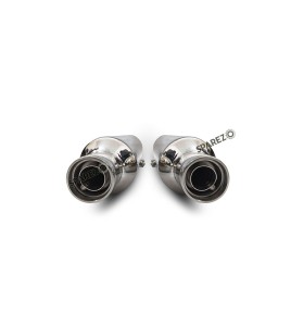 For Royal Enfield Classic 650 SS AEW TE 204 Exhaust Silencer Pair Polish