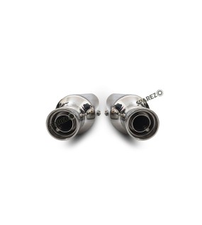 For Royal Enfield Classic 650 SS AEW TE 204 Exhaust Silencer Pair Polish