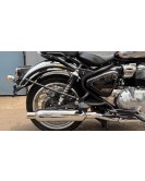 For Royal Enfield Classic 650 SS AEW TE 204 Exhaust Silencer Pair Polish