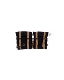 For Royal Enfield Classic 650 Military Pannier Bags Black and Golden With Mounting