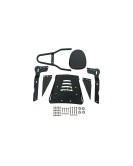 For Royal Enfield CLASSIC 650 Touring Backrest With Luggage Rack Black