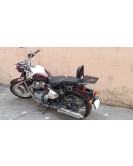 For Royal Enfield CLASSIC 650 Touring Backrest With Luggage Rack Black