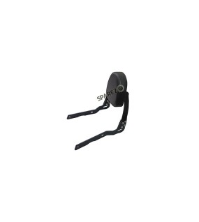 For Royal Enfield CLASSIC 650 Black Rear Backrest With Pad