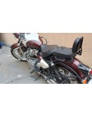 For Royal Enfield CLASSIC 650 Sissy Bar With Backrest Black