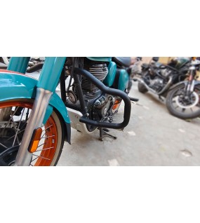 Fit For Royal Enfield Goan Classic 350 Crash Bar Engine Guard Black