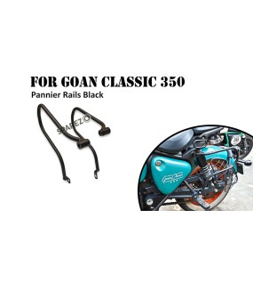 Fit For Royal Enfield Goan Classic 350 Pannier Mounting Rails Black