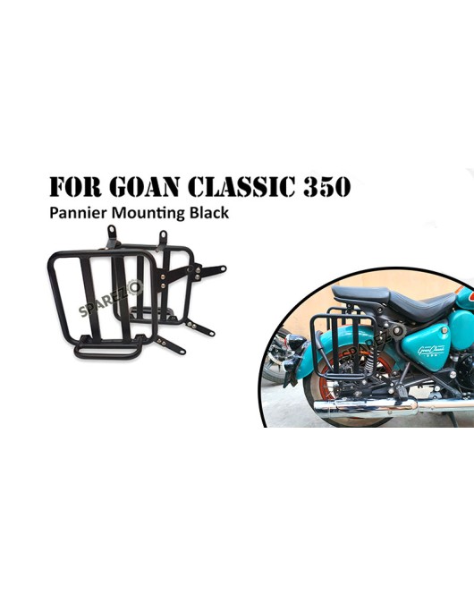 Fit For Royal Enfield Goan Classic 350 Pannier Mounting Black
