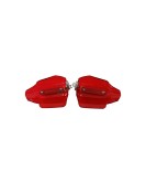 Fit For Royal Enfield Goan Classic 350 Tinted Red Color Hand Guard Kit