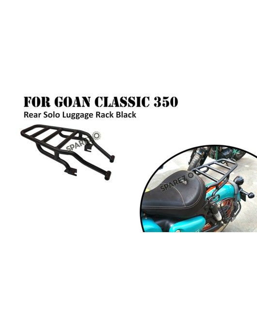 Fit For Royal Enfield Goan Classic 350 Rear Solo Luggage Rack Black