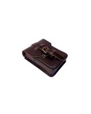 Fit For Royal Enfield Goan Classic 350 Leather Magnetic Tank Pouch Black Color